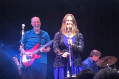 Len and I onstage